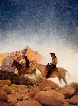 Maxfield Parrish : Canvas painting